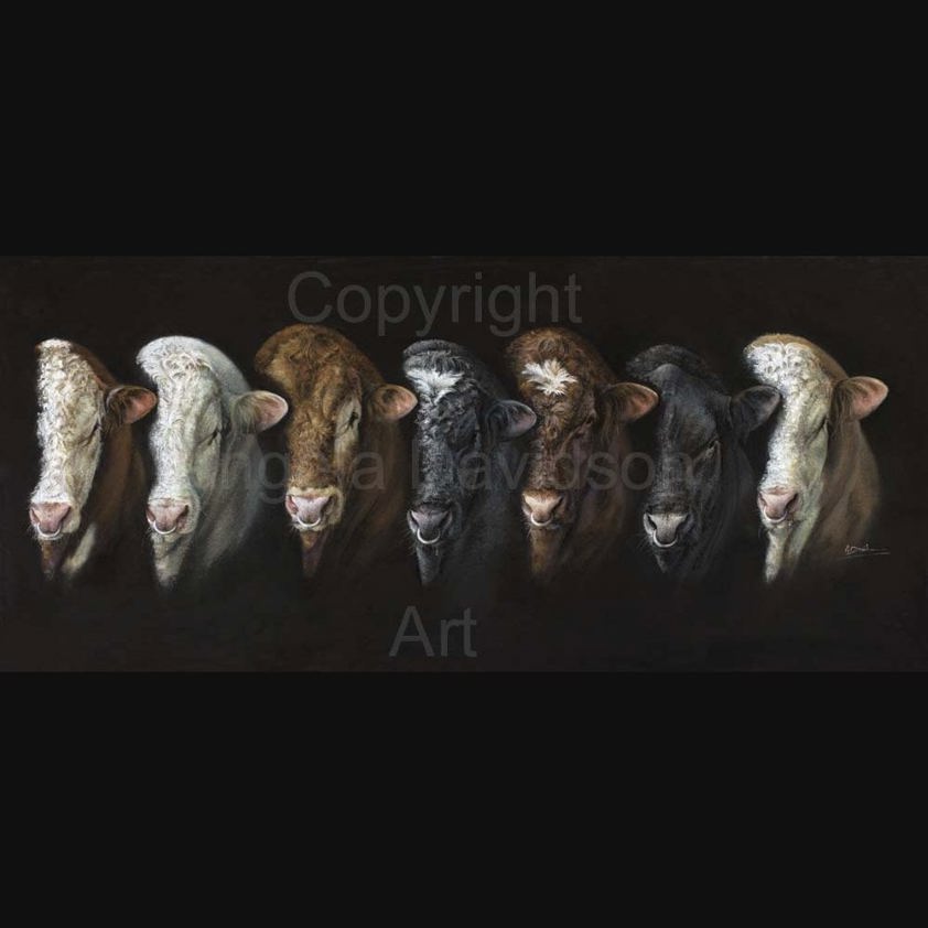 The Magnificent 7: A  Print by Angela Davidson Art