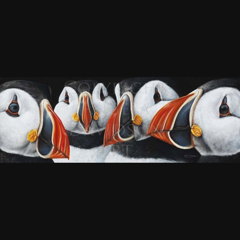 Tammie Norries: A Puffin Print by Angela Davidson Art