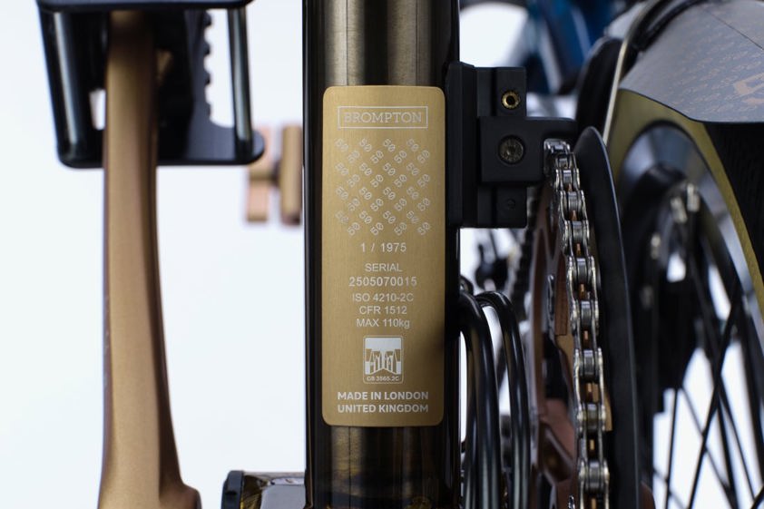 Brompton 1975 Limited Edition Bike at Birdie Bikes Brompton 1975 Limited Edition Bike at Birdie Bikes