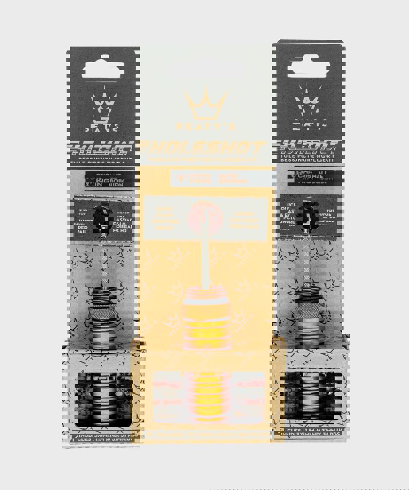 Peaty's Holeshot Tubeless Puncture Plugger Kit Black image 2 contents view