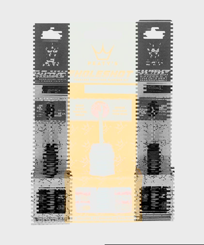 Peaty's Holeshot Tubeless Puncture Plugger Kit Black image 1