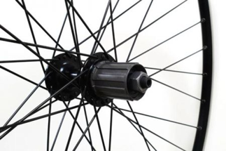 TWR735 700c 10/11sp Shimano Cassette Sealed Hub D/W Rim Rear Wheel - Black