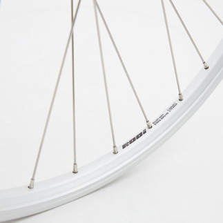 Mtb Rear Quick Release Cassette Wheel Silver 26 Inch