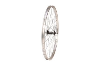 Raleigh Trubuild 24 x 1.75" Junior Solid Axle Steel Hub Front Wheel - Silver