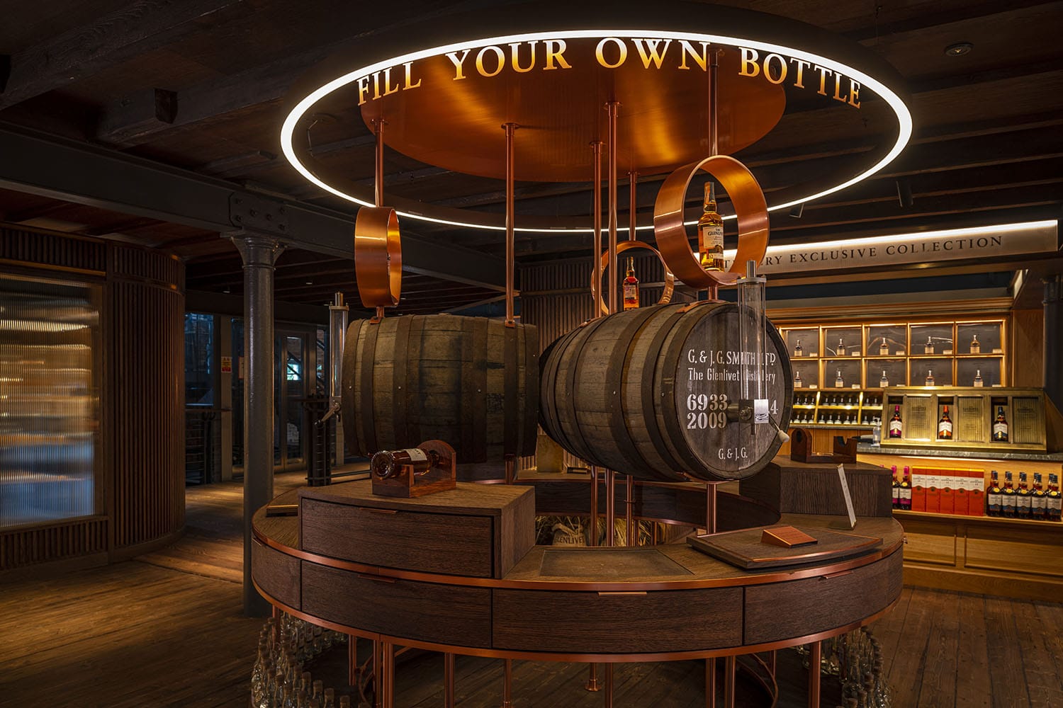 The Glenlivet whisky barrels