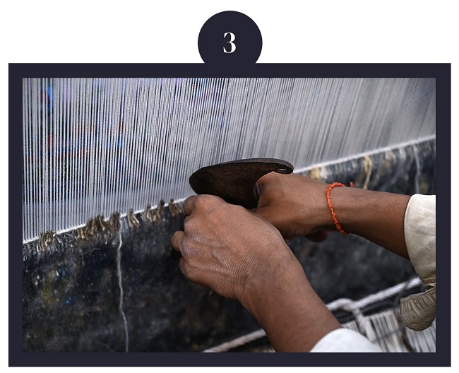 The rugs are dyed & handwoven by our team of master craftsmen