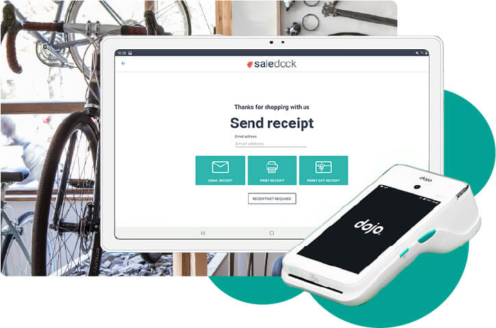 Saledock integrated POS - Dojo, Paymentsense and SumUp integrated payments